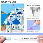 Arrtx-Paint-Pens-60-Regular-Colors-Acrylic-Marker-Brush-Tip-Art-Supplies-60A-India-Tiyana