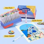 Arrtx-Paint-Pens-60-Regular-Colors-Acrylic-Marker-Brush-Tip-Art-Supplies-60A-India-Tiyana
