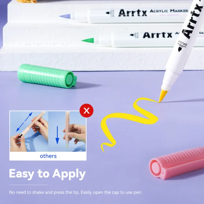 Arrtx 30 Colors Acrylic Paint Pens 30A Acrylic Markers-India-Tiyana