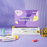 Arrtx 30 Colors Acrylic Paint Pens 30A Acrylic Markers