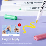 Arrtx 30 Colors Acrylic Paint Pens 30A Acrylic Markers