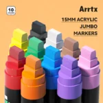Arrtx-10-Colors-Jumbo-Acrylic-Markers-15mm-Broad-Tips-India-Arrtx