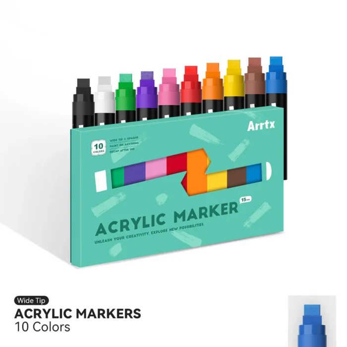 Arrtx-10-Colors-Jumbo-Acrylic-Markers-15mm-Broad-Tips-India-Arrtx