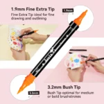 Arrtx-64-Colors-Acrylic-Paint-Markers-Dual-Tip-Paint-Pen-Set-India-Arrtx