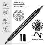 Arrtx-8-Pack-Black-Colors-Acrylic-Paint-Marker-Dual-Tip-India-Arrtx