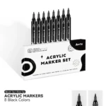 Arrtx-8-Pack-Black-Colors-Acrylic-Paint-Marker-Dual-Tip-India-Arrtx
