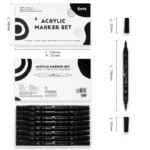 Arrtx-8-Pack-Black-Colors-Acrylic-Paint-Marker-Dual-Tip-India-Arrtx