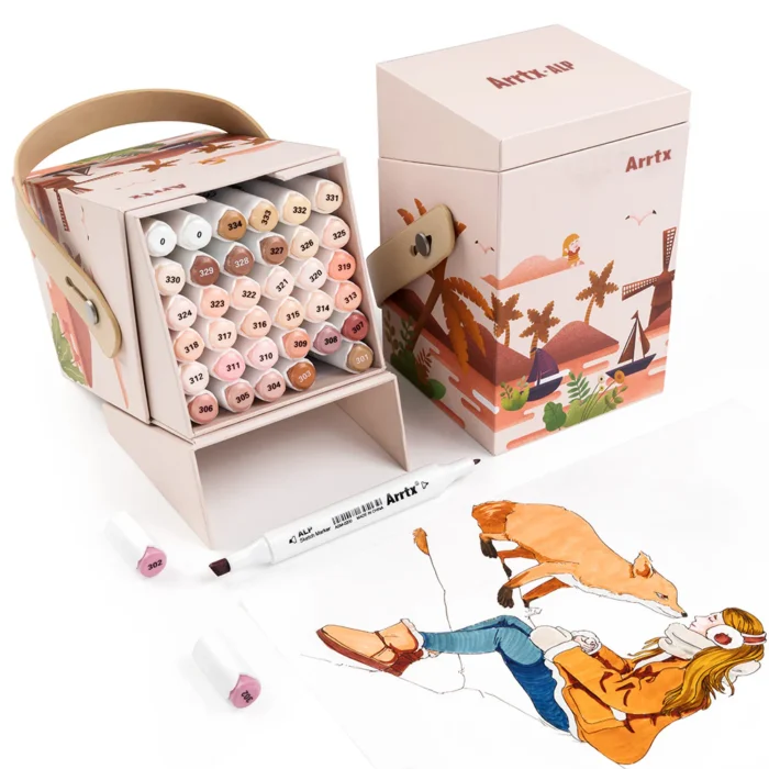 Arrtx-ALP-36-Skin-Tone-Colors-Alcohol-Paint-Markers-India-Arrtx