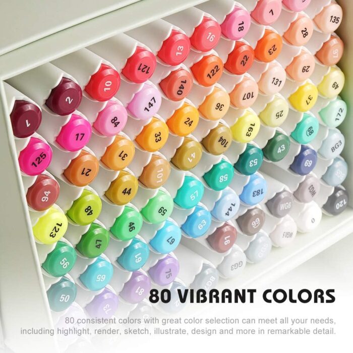 Arrtx-ALP-80-Colors-Alcohol-Markers-Paint-Pen-Set-India-Arrtx