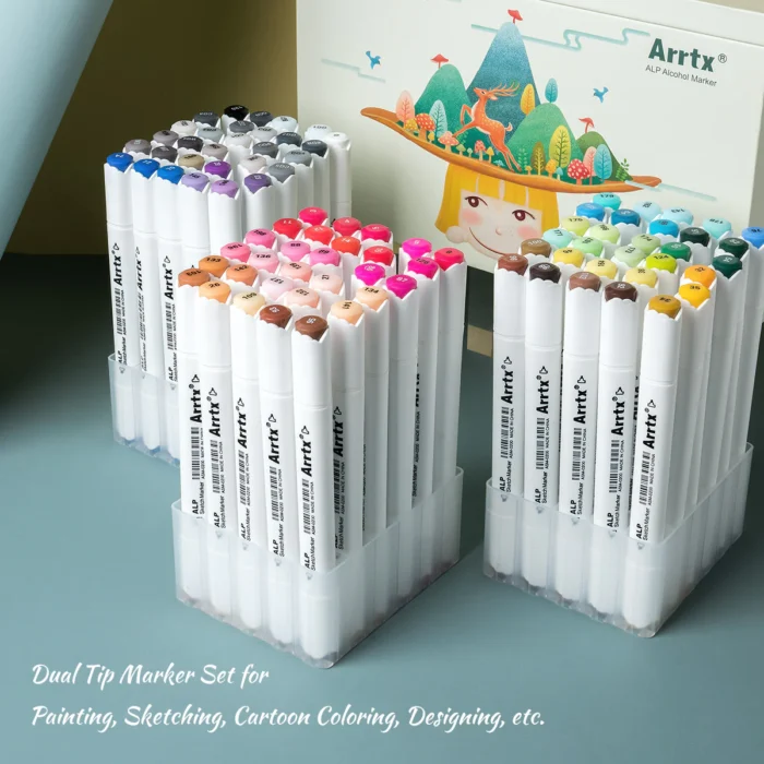 Arrtx ALP 90 Colors Alcohol Markers Paint Pen Set-India-Arrtx