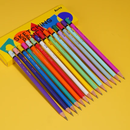 Arrtx-Drawing-Pencils-14-Pcs-4H-8B-Artist-Sketching-Pencils-India-Arrtx