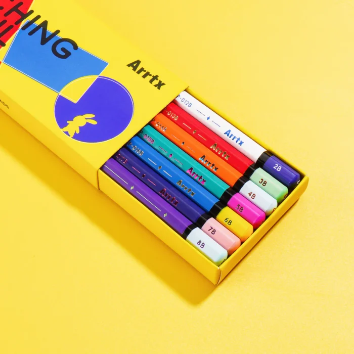 Arrtx-Drawing-Pencils-14-Pcs-4H-8B-Artist-Sketching-Pencils-India-Arrtx