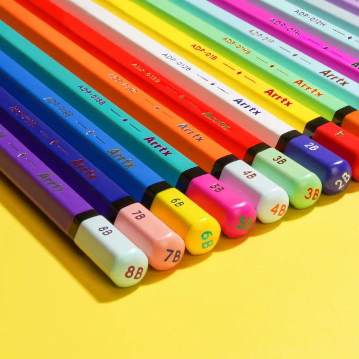 Arrtx-Drawing-Pencils-14-Pcs-4H-8B-Artist-Sketching-Pencils-India-Arrtx