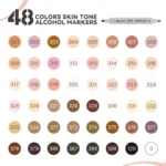 Arrtx-OROS-48-Skin-Tone-Colors-Alcohol-Markers-Paint-Pen-Set-India-Arrtx