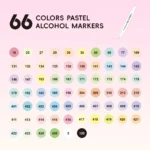 Arrtx-ALP-66-Alcohol-Markers-Pastel-Colors-Paint-Markers-Dual-Tip-ARRTX-INDIA