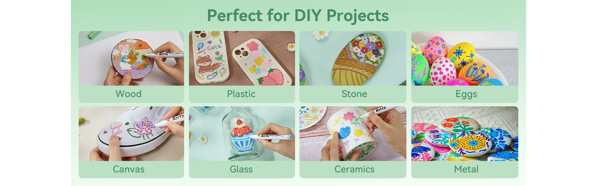 Arrtx-90B-Colors-Acrylic-Paint-Markers-Brush-Tip-Landscape-Colors-india