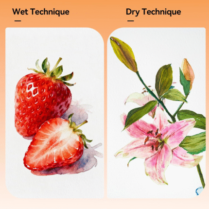 Arrtx 24-Color Solid Watercolor Set