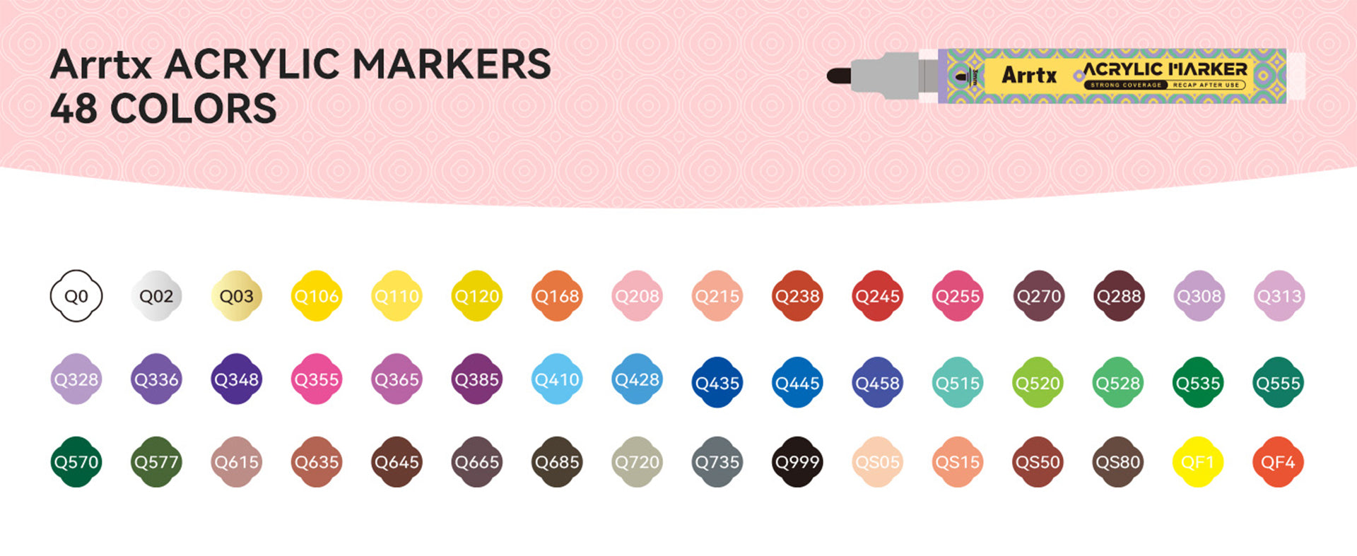 Arrtx-48-Colors-Acrylic-Paint-Markers-3mm-Medium-Tip-Valve-Design