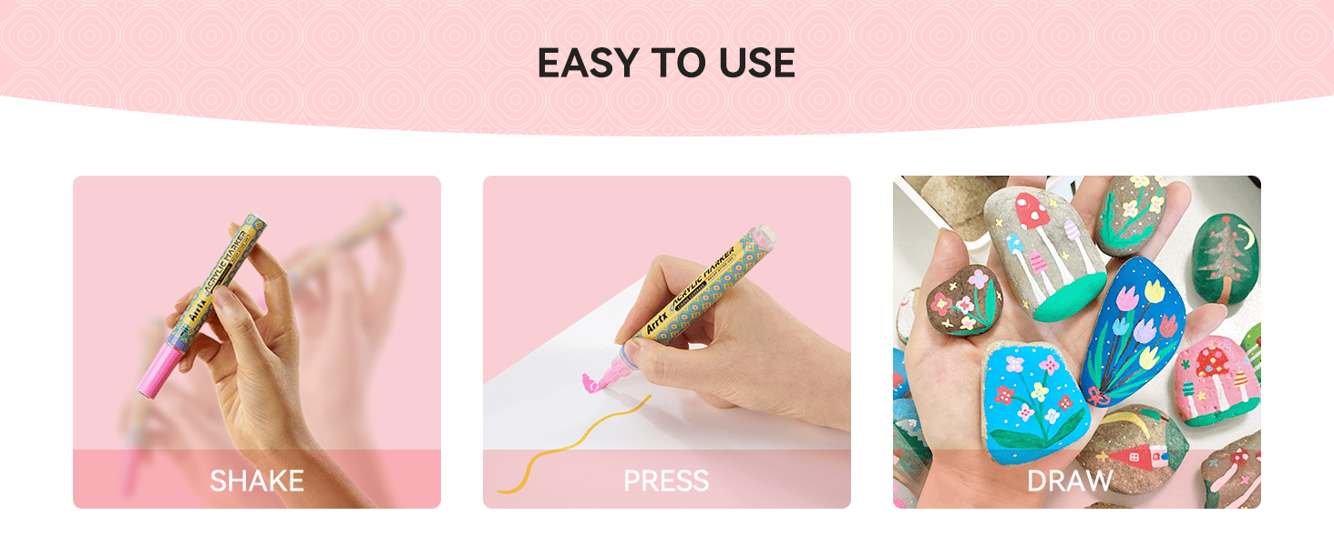 Arrtx-48-Colors-Acrylic-Paint-Markers-3mm-Medium-Tip-Valve-Design