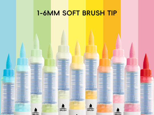 Arrtx 60 Colors Acrylic Markers Automatic Ink Control Direct Liquid Ink