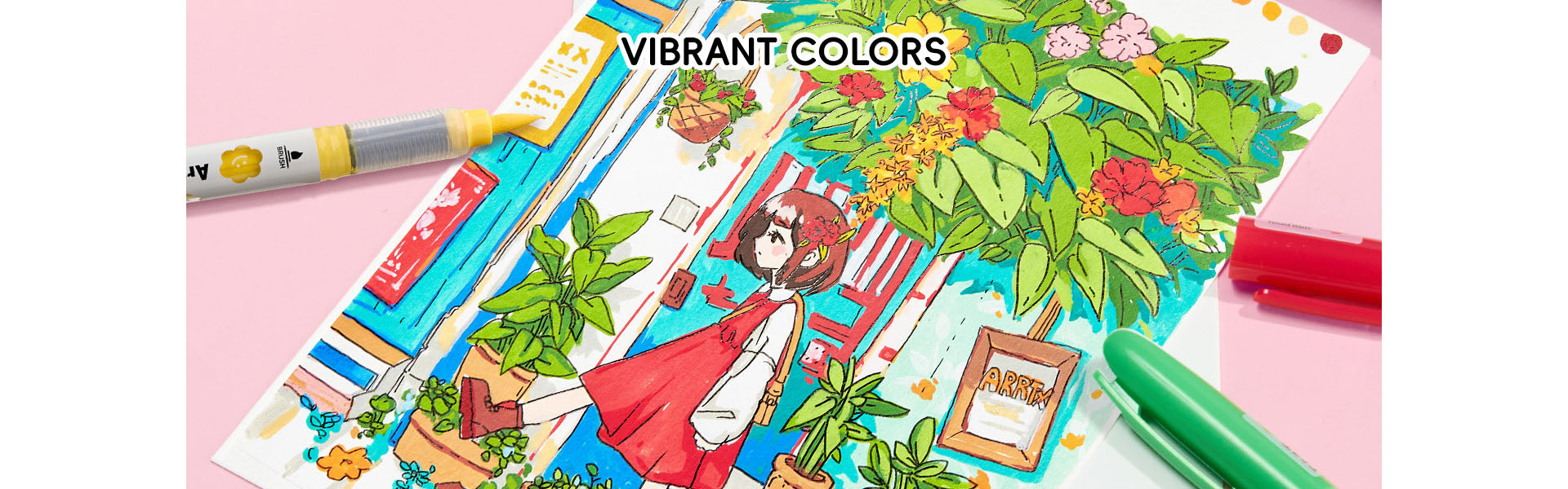 Arrtx 60 Colors Acrylic Markers Automatic Ink Control Direct Liquid Ink