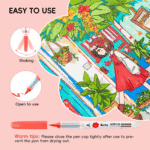 Arrtx 60 Colors Acrylic Markers Automatic Ink Control Direct Liquid Ink