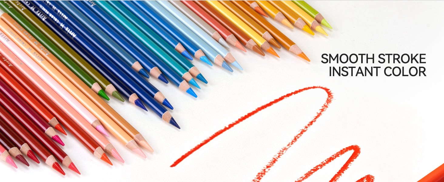 ARRTX 84 Colors Colored Pencils Set